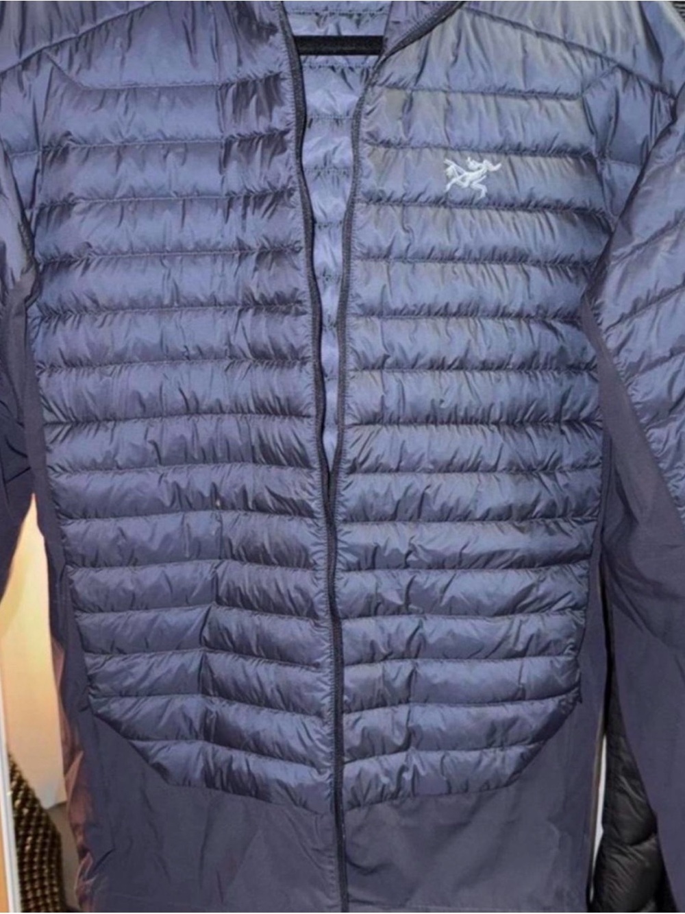 Arc'teryx Men's Navy Quilted Lightweight Puffer Jacket